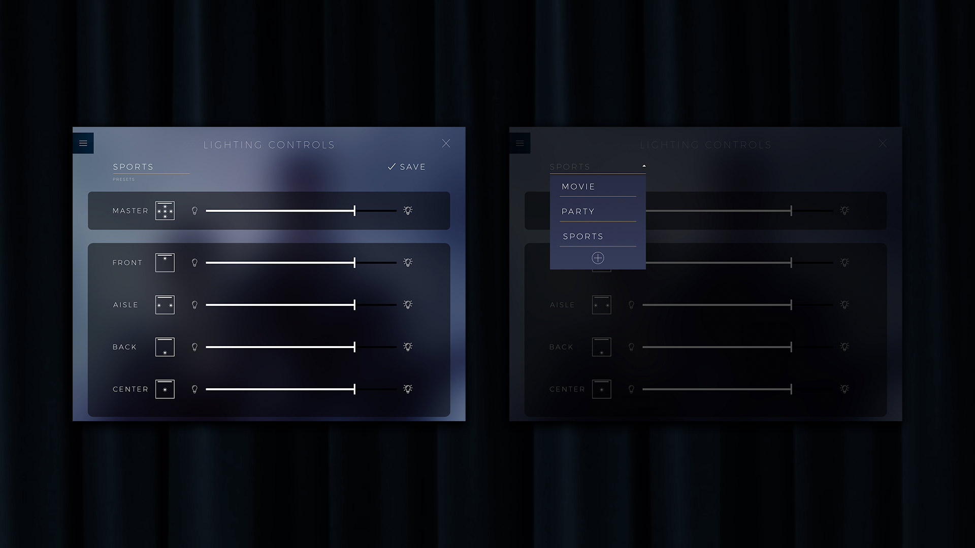 IMAX Tablet UI